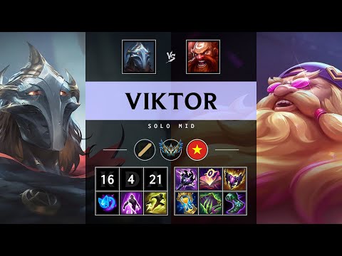 Viktor Mid vs Gragas - VN Challenger Patch 25.20