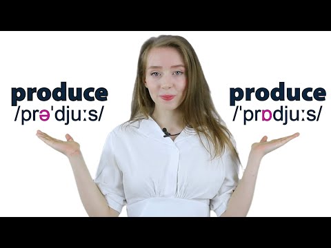 Produce vs Produce | Learn English Heteronyms