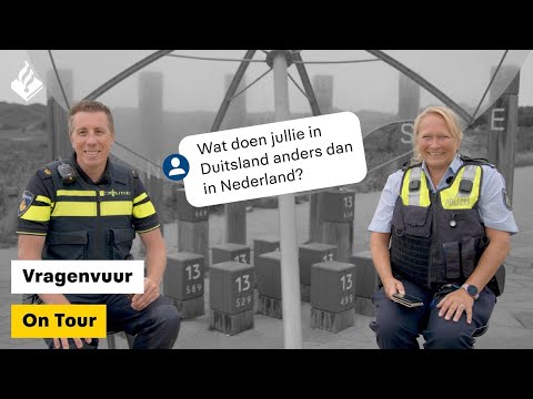 Politie Richard & Polizei Claudia | Vragenvuur On Tour #25