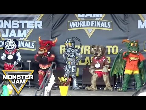 Mascots Dance Off | Monster Jam World Finals XX (20) | Monster Jam