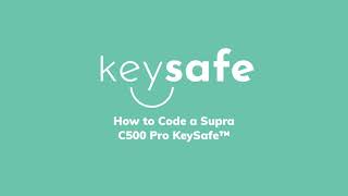 How to code a Supra C500 Pro KeySafe™