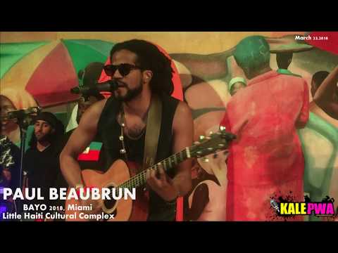 PAUL BEAUBRUN full live performance at BAYO Miami 2018 with sounds by DJ Michael Brun