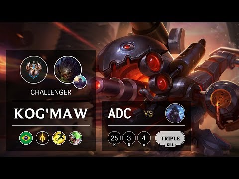 Kog'Maw ADC vs Aphelios - BR Challenger Patch 9.24