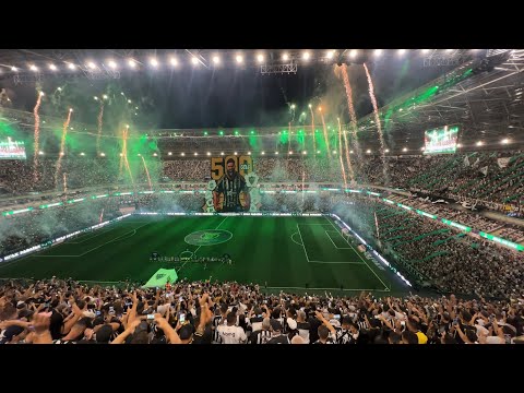 [4K] FESTA INSANA NA ARENA! ENTRADA DO TIME, MOSAICO E HOMENAGENS PRO HULK | GALO X FORTALEZA