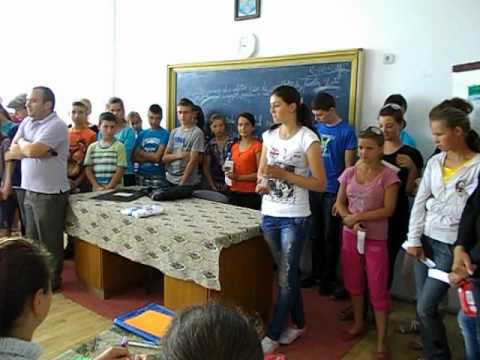 TARA LUI ANDREI -Scoala MOTOSENI- vizita pentru promovarea proiectului la Scoala Glavanesti