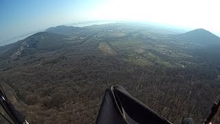 preview picture of video 'Paragliding Vinné Dlhá 14-3-2014  Mentor XS'