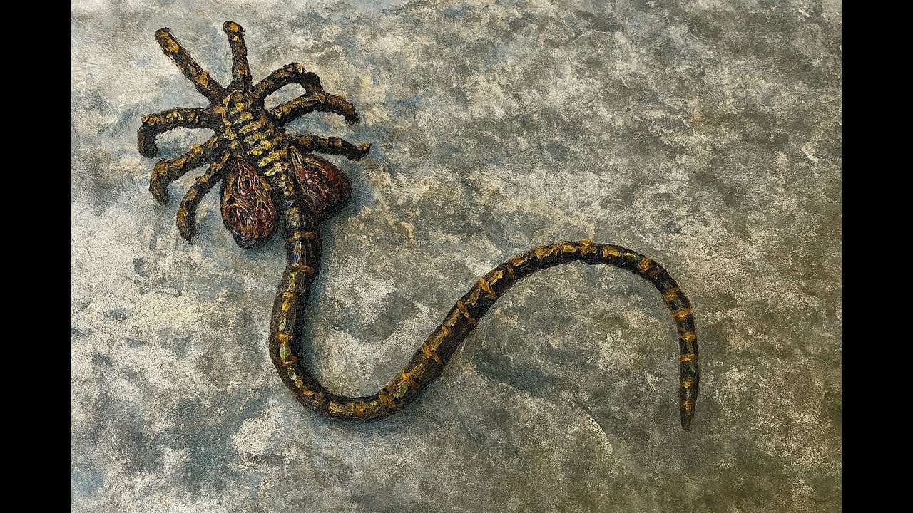 Sculpting the Alien Facehugger | A Creepy-Crawly Tribute to Sci-Fi Horror