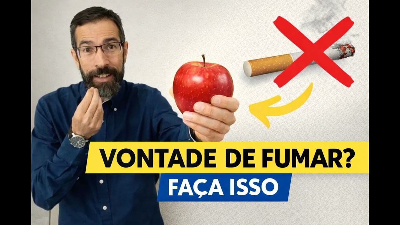 Está com VONTADE DE FUMAR? Saiba o que você pode SUBSTITUIR PARA EVITAR O CIGARRO