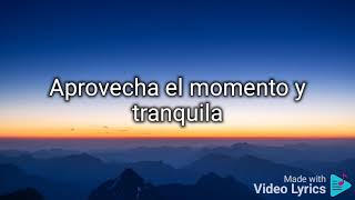 J Balvin - Tranquila ( Letra)