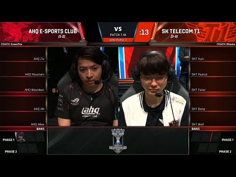 AHQ vs SKT - 2017 World Championship - Group Stage Day 8 - ahq e Sports vs SK Telecom T1