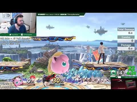 HBox freaks out as Puff Side B to Rest kills at 30 on Joker