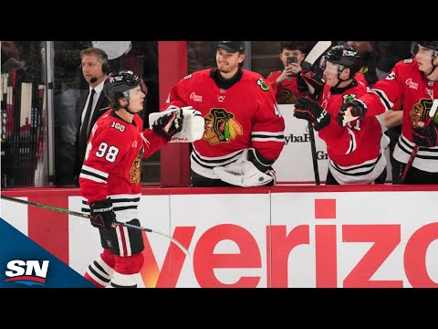 Blackhawks' Connor Bedard Records Second Career Hat Trick Vs. Flames