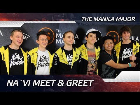 Na`Vi Meet & Greet @ The Manila Major (ENG SUBS!)
