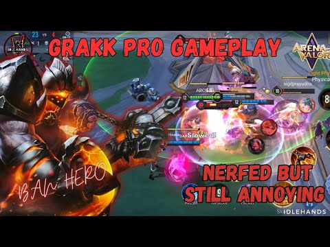 Grakk Pro Gameplay / AOV / Nerfed But Still Ban (@idlehands1571 )