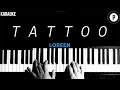 Loreen - Tattoo KARAOKE Slowed Acoustic Piano Instrumental COVER LYRICS