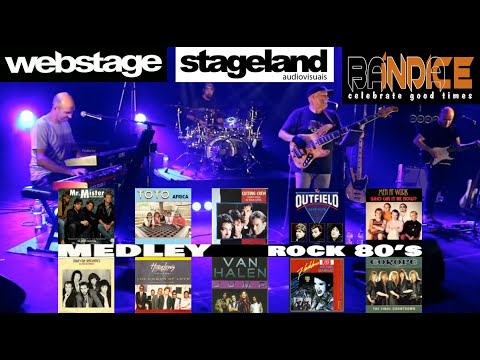 BANDA ÍNDICE - MEDLEY 80's ROCK - WEBSTAGE AGO'20