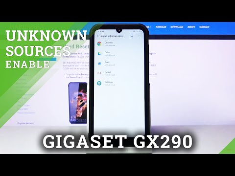 How to Allow Installation Apps From Unknown Sources in Gigaset GX290 – Unknown Sources Usage