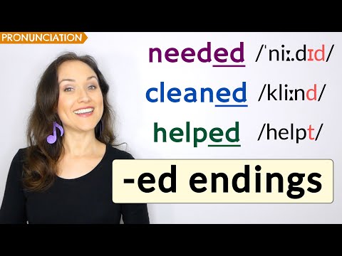 How to Pronounce the -ed Ending in English (A Comprehensive Pronunciation Guide) | /id/, /d/, /t/