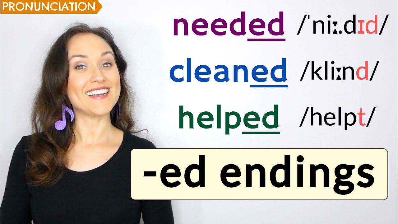 How to Pronounce the -ed Ending in English (A Comprehensive Pronunciation Guide) | /id/, /d/, /t/
