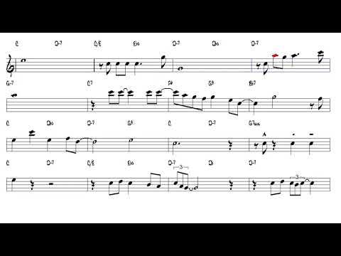 They Cant Take That Away From Me  George Gershwin Alto Sax