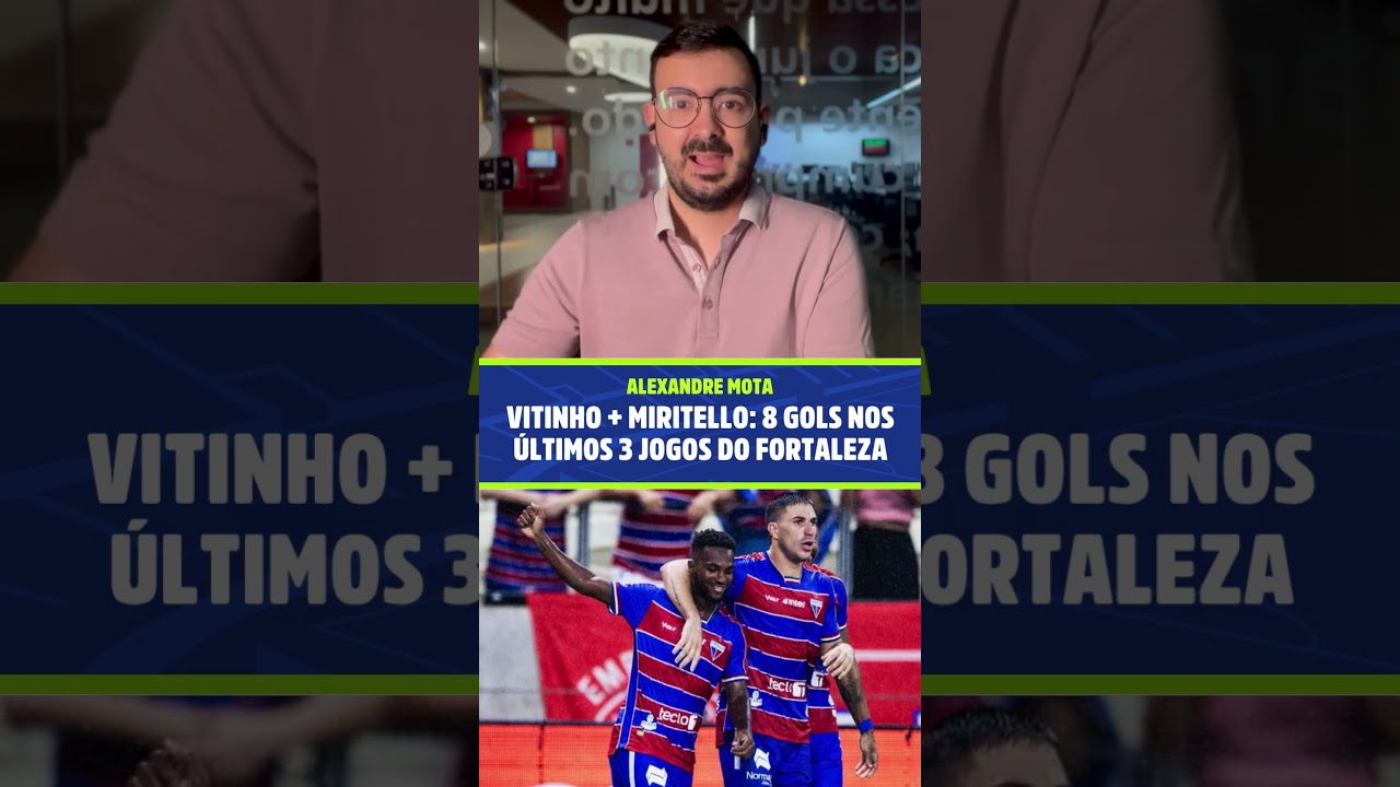 Imagem da notícia Miritello e Vitinho atravessam grande fase e podem mudar ataque do Fortaleza