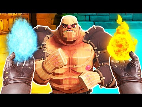 Blasting Gladiators with Magical Spells! Gorn Wizard!  - Gorn Gameplay - VR HTC Vive Pro