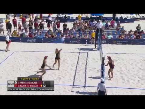 #1 FSU vs #2 USC Court 3 Pair 3 (NCAA Beach Volleyball Team Championships) (May 7th 2016)