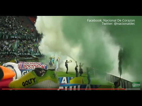 "LOS DEL SUR - Nacional 2 - equidad 0  Liga Ãguila II 2015 [HD]" Barra: Los del Sur • Club: Atlético Nacional