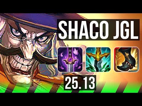 SHACO vs VIEGO (JGL) | Legendary, 900+ games, Rank 10 Shaco | BR Grandmaster | 25.13