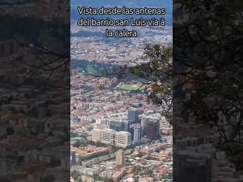 #bogota  #miradores  #colombia  #chapinero  vista desde el barrio san Luis vía a la calera