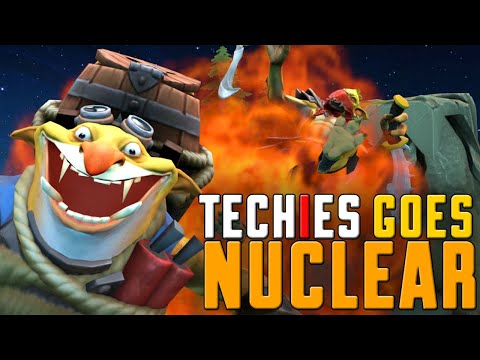 When Techies Decides To Go NUCLEAR! - DotA 2
