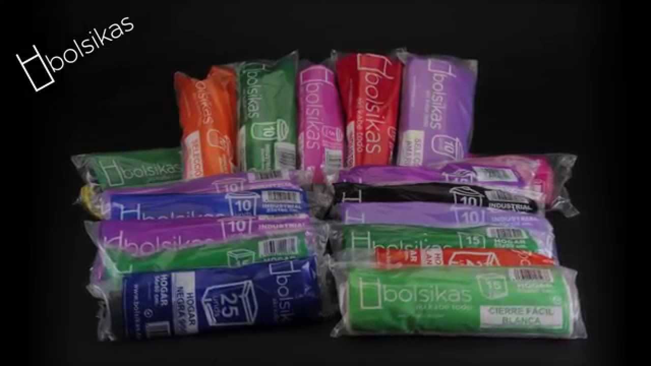 Watch Bolsas de basura industriales (Bolsikas) Now Bolsas de basura industriales (Bolsikas)
