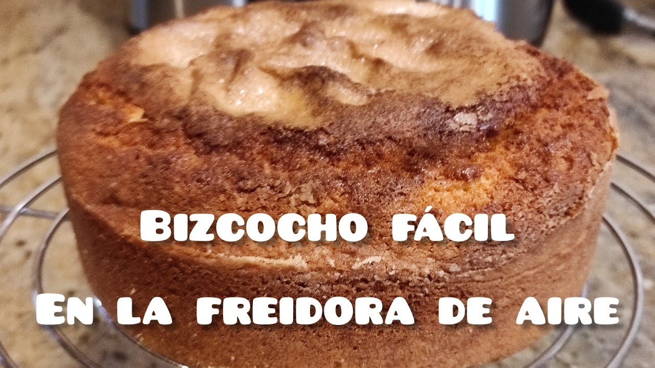 ESPECTACULAR 🥮BIZCOCHO 🥮en la freidora de aire !!! Freidora sin aceite. AIRFRYER