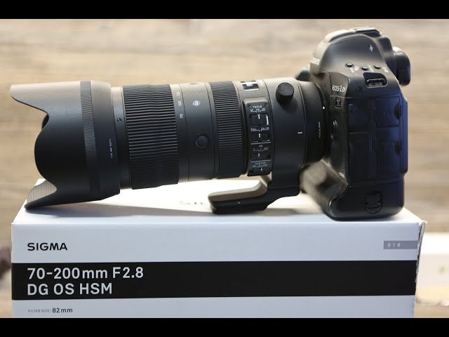 Vídeo relacionado con Compatible con Sigma, 70-200 Mm F2.8 DG OS HSM Lente Deportiva Montura De Bayoneta Trasera Anillo Metálico 70-200 2.8 F/2.8, Compatible con Canon, Montura EF