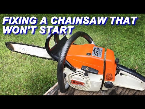 Fixing A Stihl Chainsaw That Won't Start.