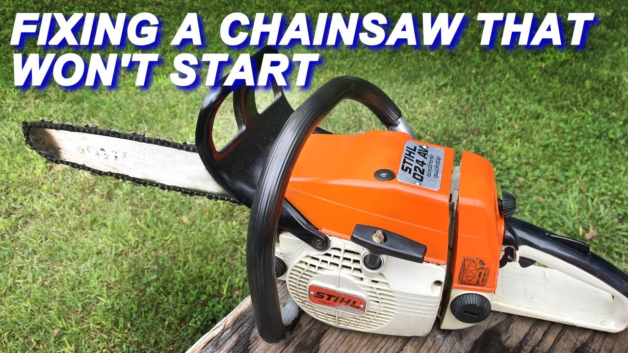 Fixing A Stihl Chainsaw That Won't Start.