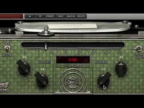 New Echoflex Tape Echo studio effects processor now available in T-RackS Custom Shop!