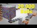 20 000 Colorful Balls Marble Run Loop Animation V20
