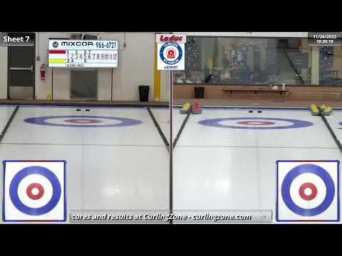 Kim/Jeong vs. Wiens/Nowell - Draw 6 - Curling Stadium Alberta Curling Series Doubles