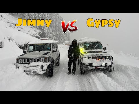 Jimny vs Gypsy | Extreme Snow Test | Snowfall update in Manali