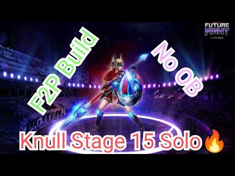 Sharon solo Knull stage 15 with fully F2P build🔥 Marvel Future Fight❤️