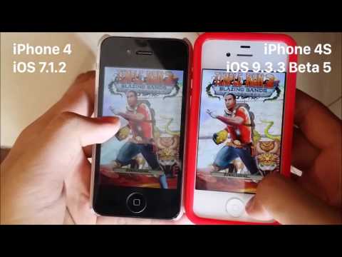 iPhone 4S iOS 9.3.5 vs. iPhone 4 iOS 7.1.2