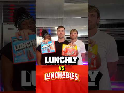 Lunchly ✅ vs. Lunchables ❌ #lunchly #feastables #drinkprime