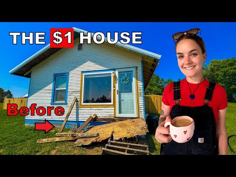 My $1 House: Building My Dream Porch (Start To Finish)