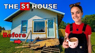 My $1 House: Building My Dream Porch (Start To Finish)