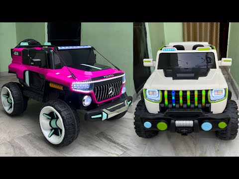 RC Mercedes Car Vs 4x4 RC Jeep Unboxing & Testing | Remote Control Ride On Car | Shamshad Maker🔥🔥