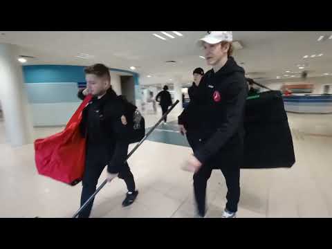 Így érkezett Askerbe az U20-as válogatott