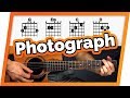 Photograph Guitar Tutorial (Ed Sheeran) Easy Chords Guitar Lesson