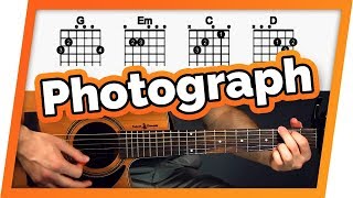 Photograph Guitar Tutorial (Ed Sheeran) Easy Chord