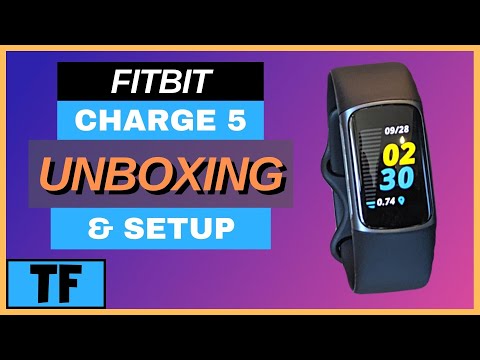 FITBIT CHARGE 5 Full Setup (GPS, Clock Faces, Payments, Apps, Notifications) & Unboxing!